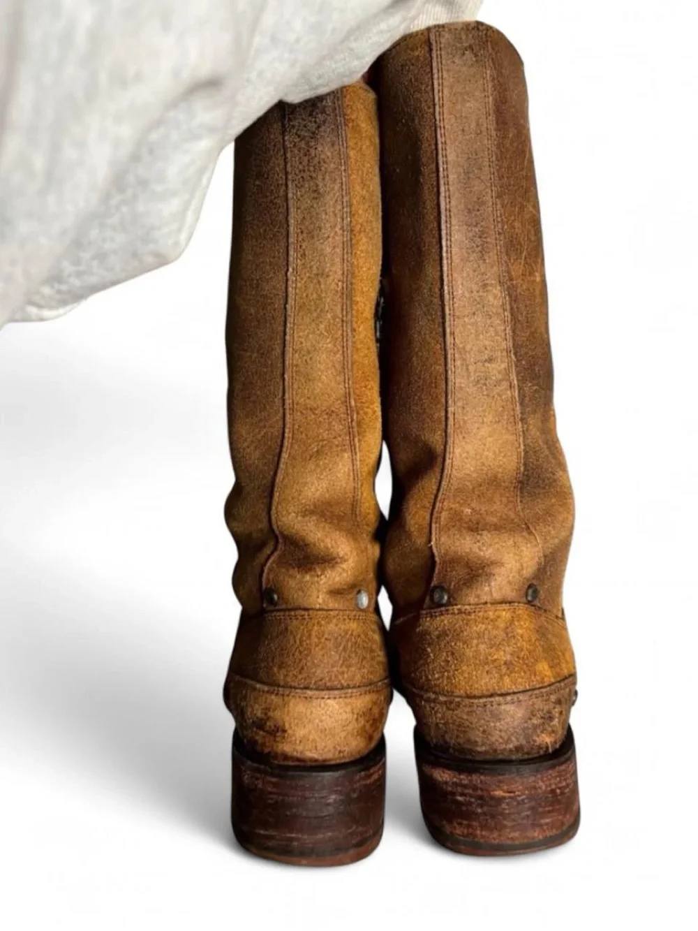Ariat Tan Suede Men’s Western Pull-On Boots